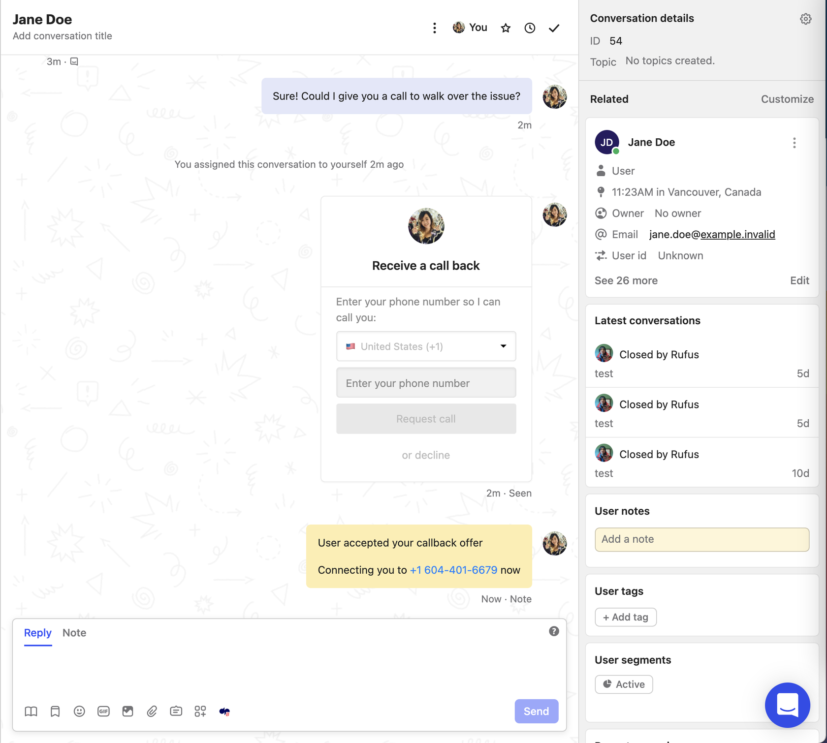 dialpad intercom