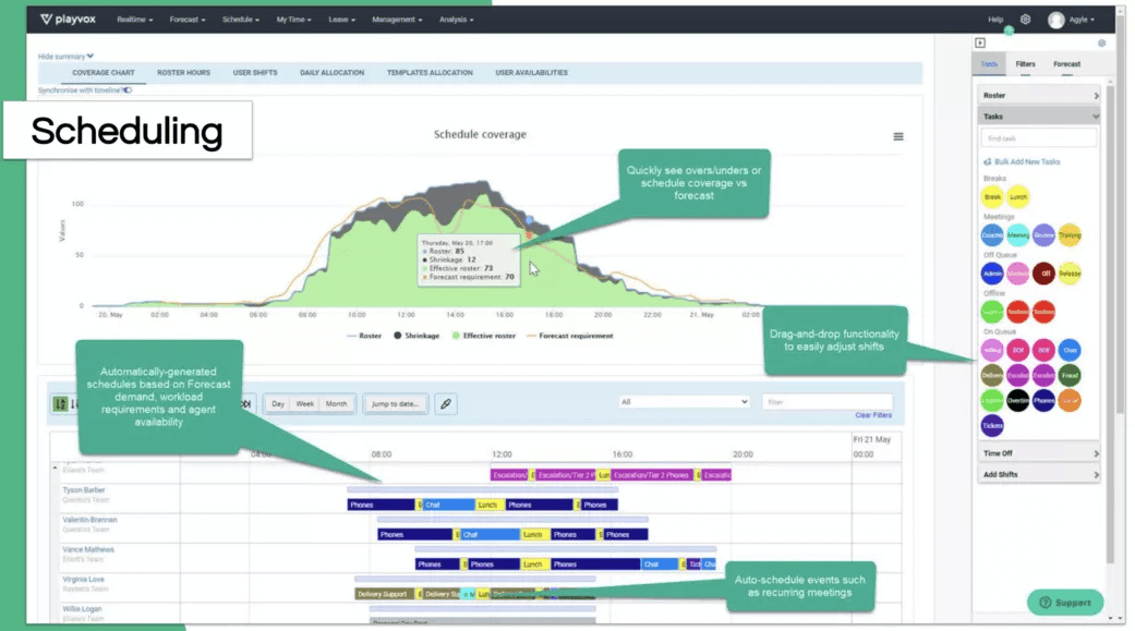 playvox scheduling with dialpad integration