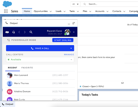Salesforce Dialer