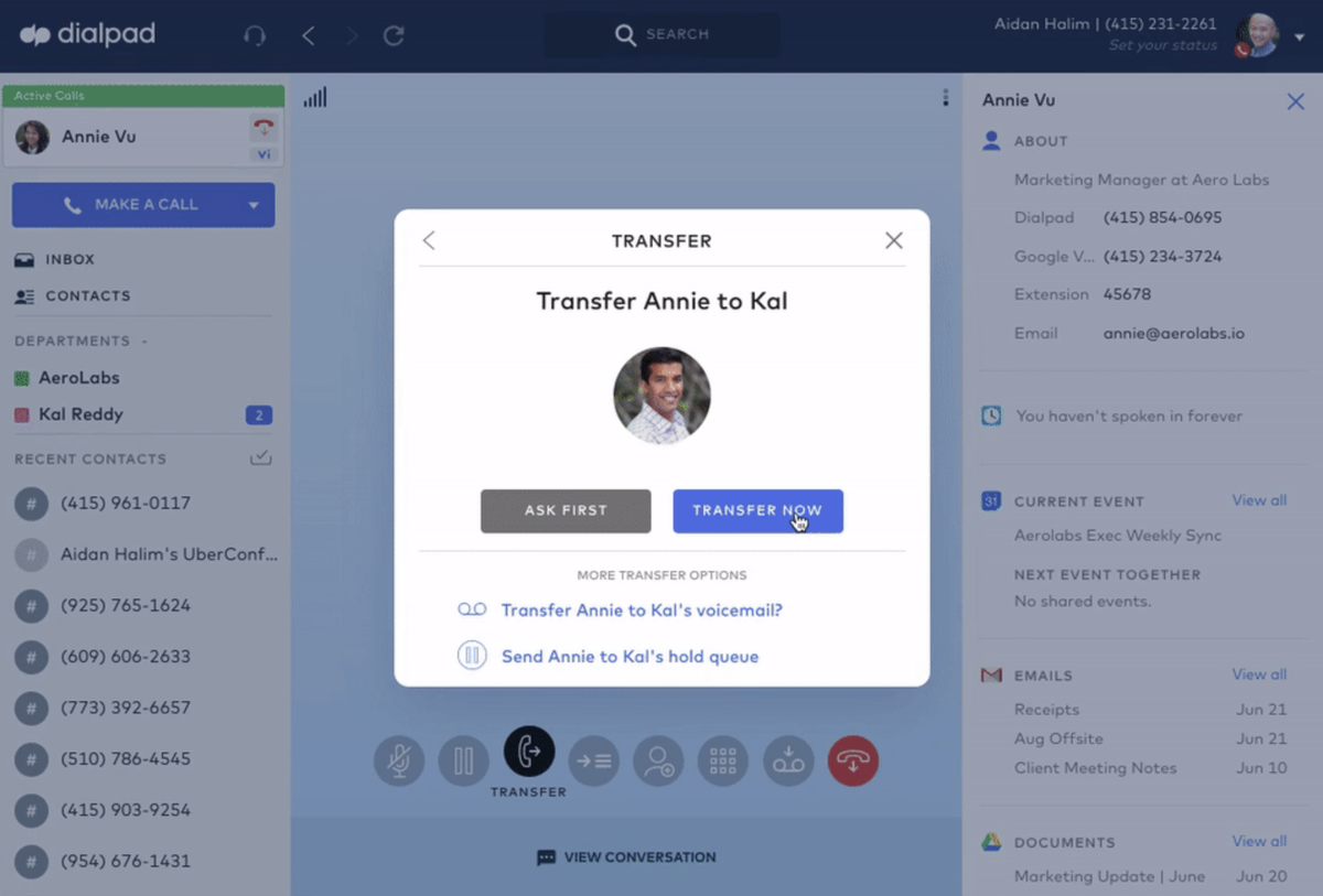 Transfer Calls