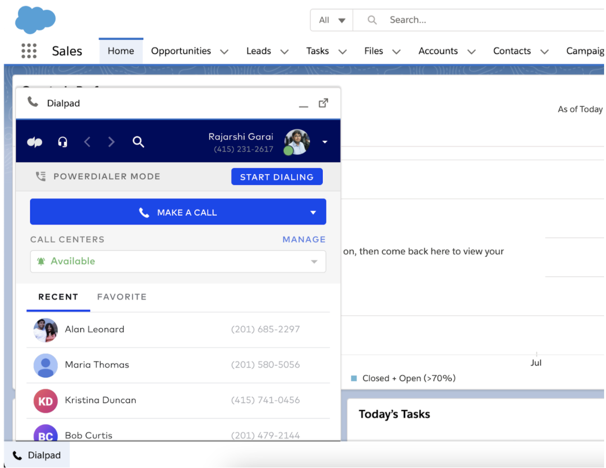 SFDC Powerdialer