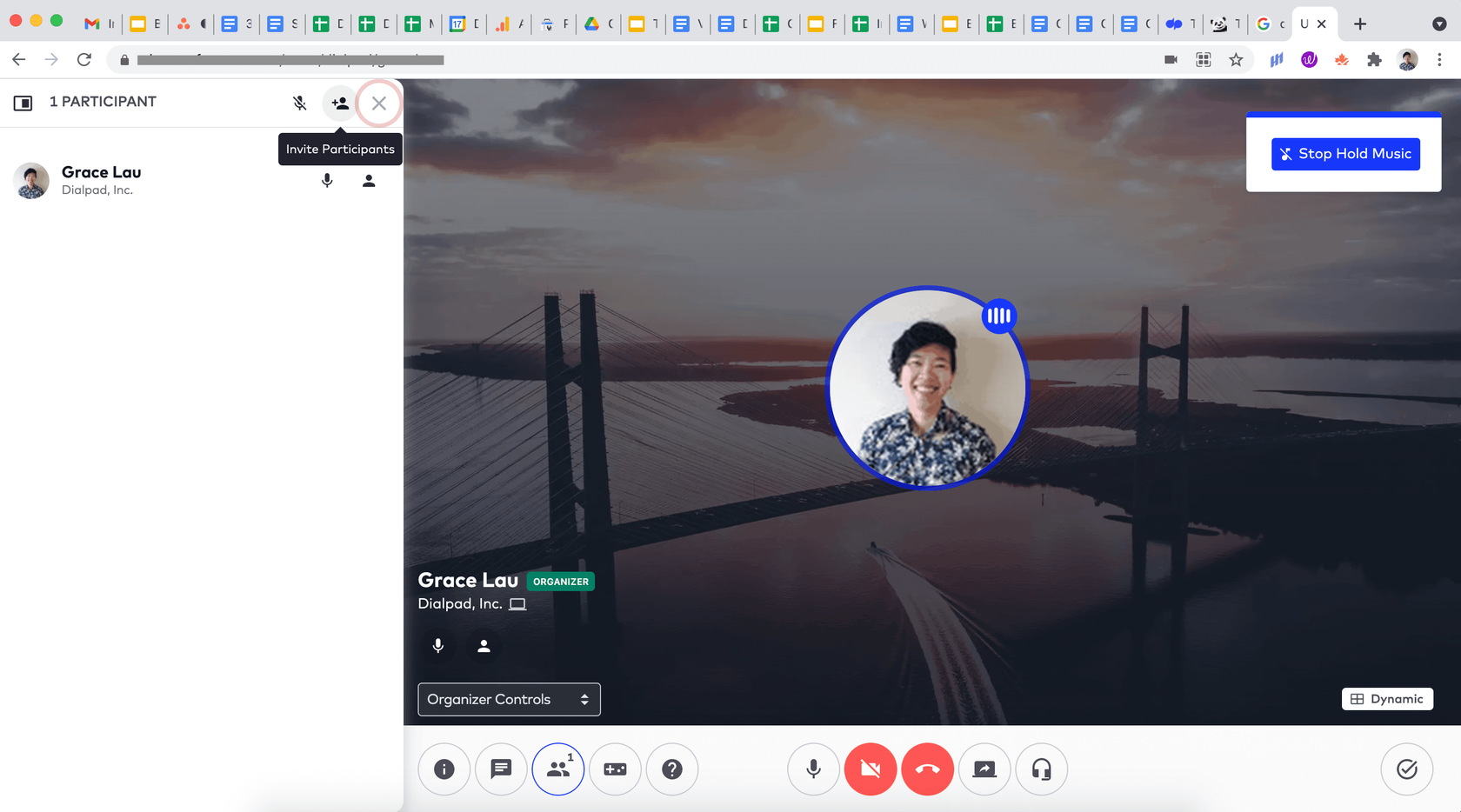 adding someone to a call in dialpad web browser