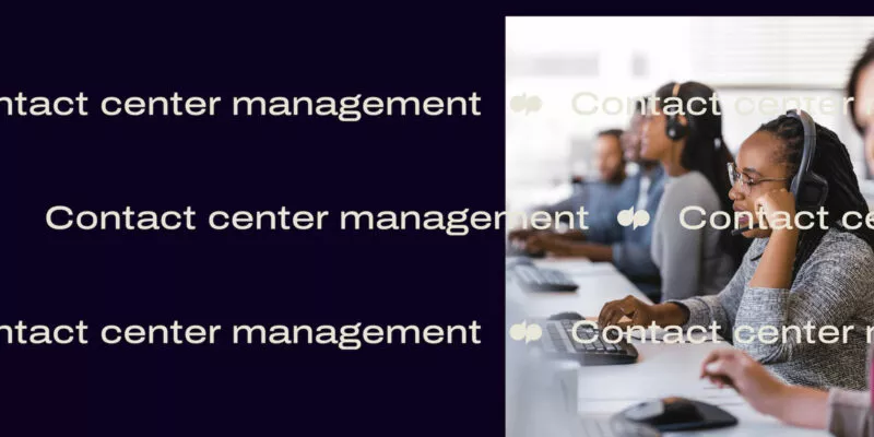 15 Contact center management header