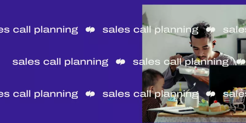 Sales call planning header
