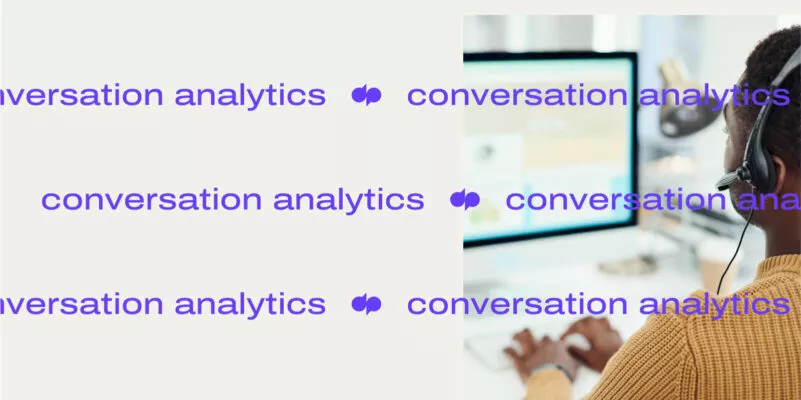Conversation analytics header