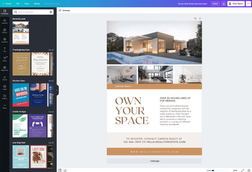 canva design tool