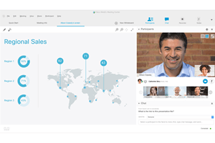 cisco webex screen sharing app
