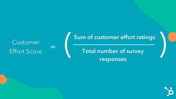 customer effort score calculation