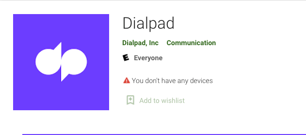 dialpad android app download on google play store