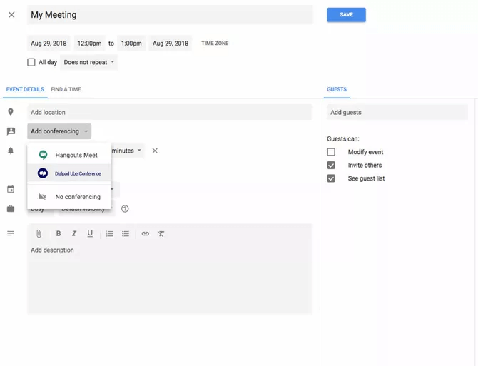 dialpad google calendar integration