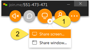 join.me screen sharing app