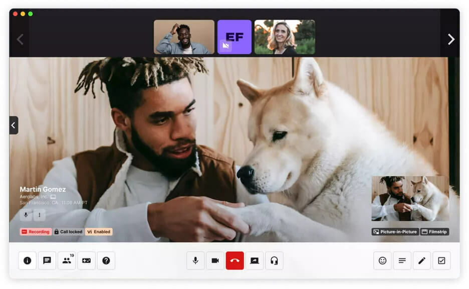video meetings with dialpad app