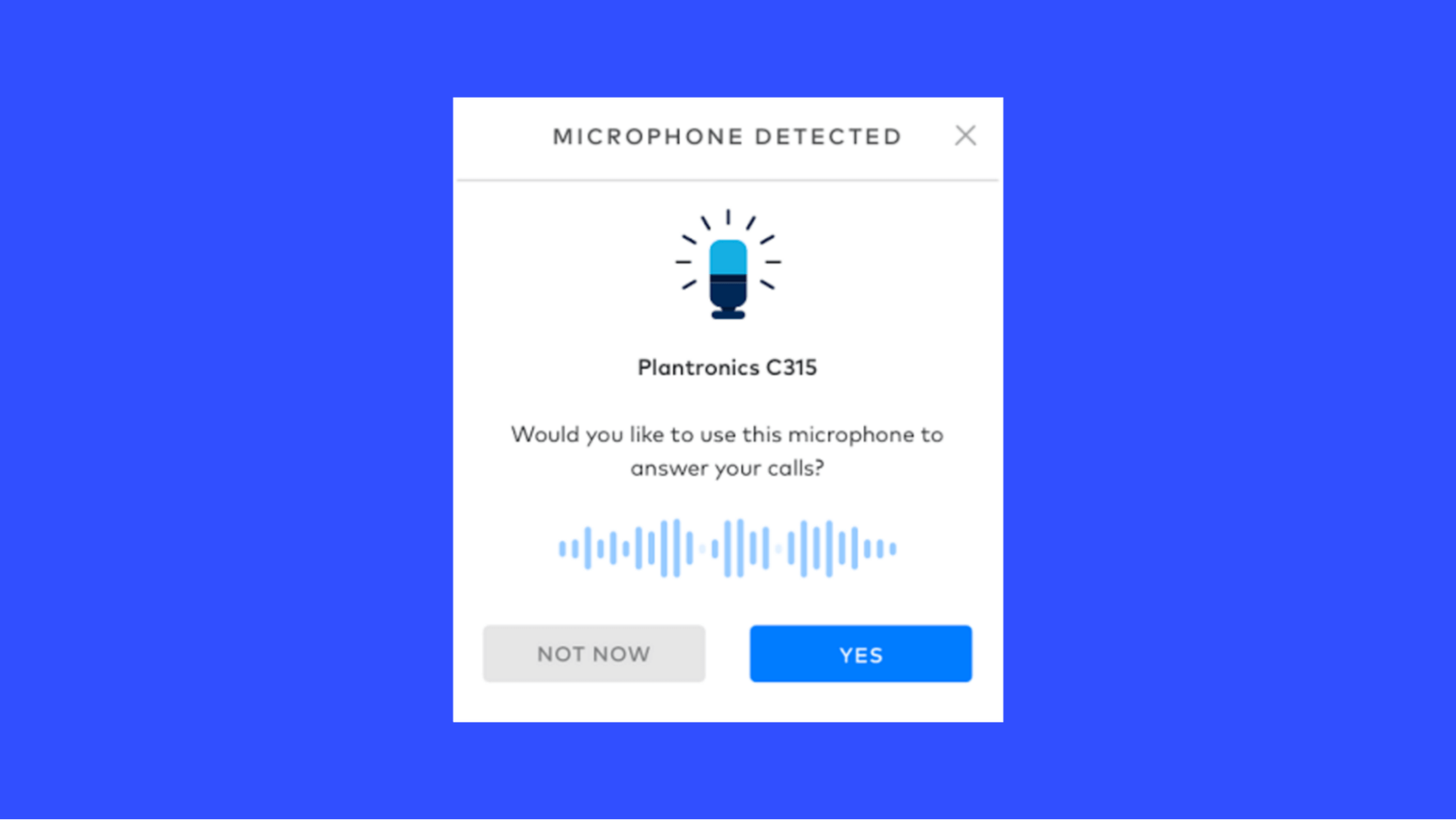 microphone settings in dialpad app