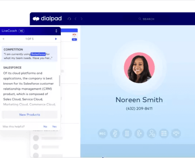 mobile and sms notifications on dialpad
