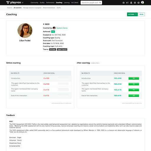 Playvox Coaching