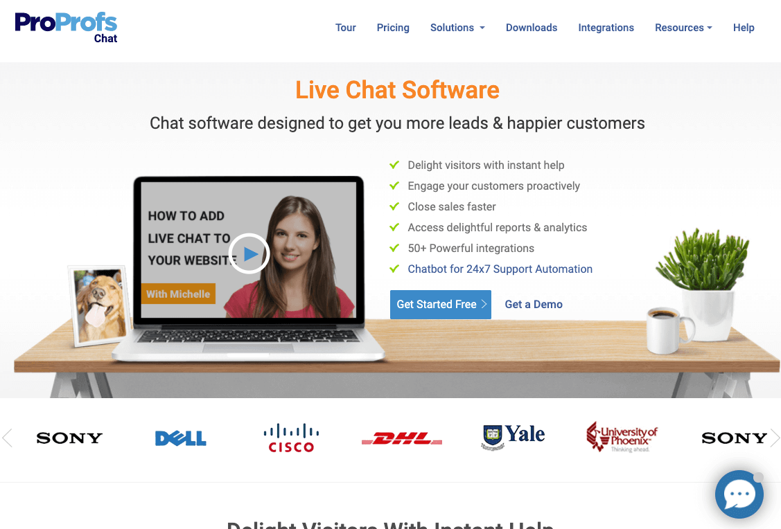 ProProfs Live Chat Software