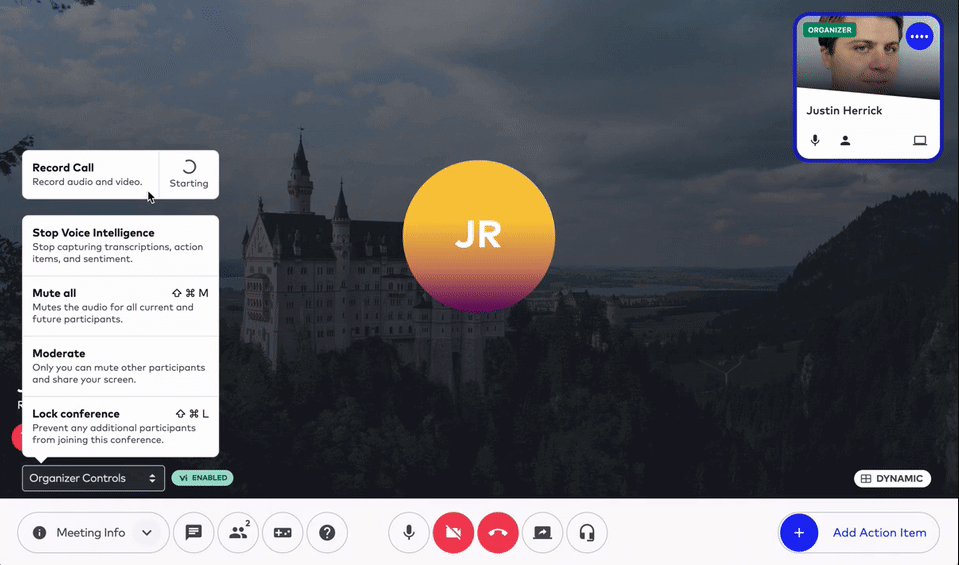 recording a conference call in dialpad app