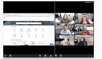 zoom screen sharing app