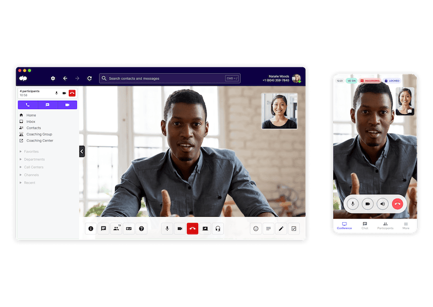 video conferencing using dialpad's communications platform