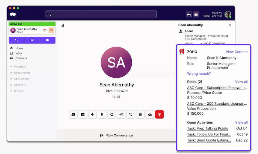Zoho crm dialpad integration blog size