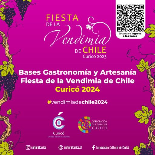 Fiesta de la Vendimia de Chile 2024 Ya estan disponibles bases para