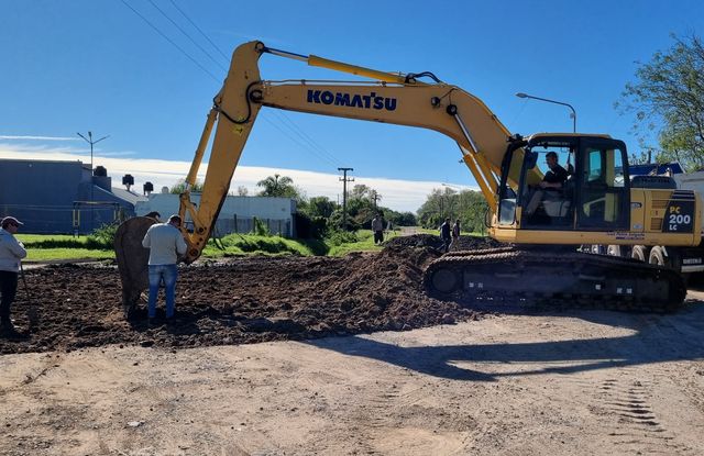 Avanza la pavimentación de la Avenida Diego Trillo