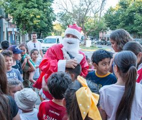 Papá Noel visitó Vedia