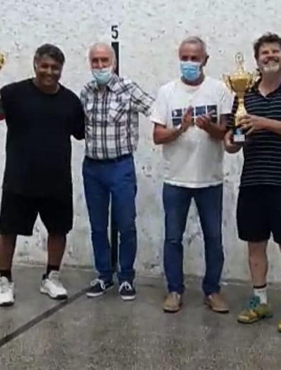 En el trinquete del Club Junín finalizó el campeonato de pelota a paleta