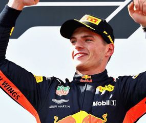 Gran victoria cosechó, en Austria, Max Verstappen