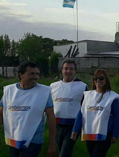 Guido Belauzarán, Roberto Maruri y Patricia O´Brien, integrantes del bloque de concejales de Cambiemos.
