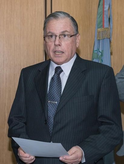 Eduardo De Lázzari, presidente del Tribunal.