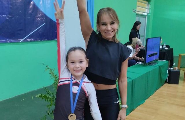 Amelí Gatti logró la medalla de oro en gimnasia aeróbica