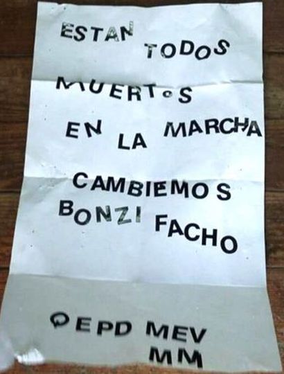 Nuevas amenazas de muerte a Macri y Vidal: "Que en paz descansen"