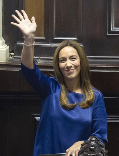 María Eugenia Vidal podría terminar saltando a una postulación presidencial, frente al derrumbe de Mauricio Macri en las encuestas.