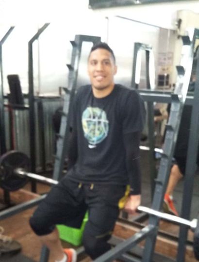 Jonatan Slider, en el gimnasio Flex.