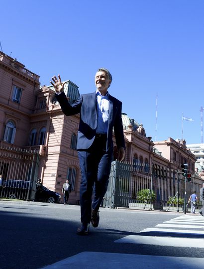 Macri volvió a mostrarse envalentonado por la marcha a su favor.