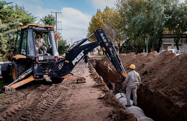 Se realizan mejoras en la calle Diagonal La Tablada