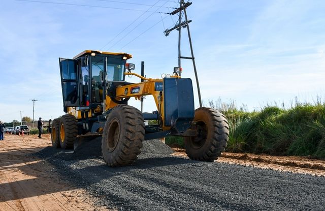 Irala: comenzó la obra de consolidado en el Acceso