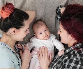Cuando una pareja de mujeres decide ser mamá