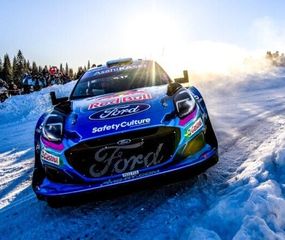 El estonio Ott Tanak festejó en Suecia
