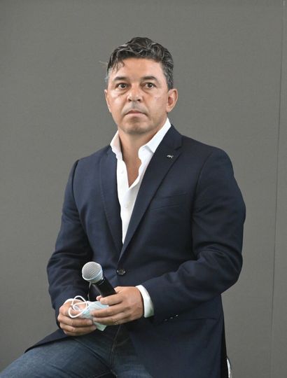 Marcelo Gallardo, DT de River.