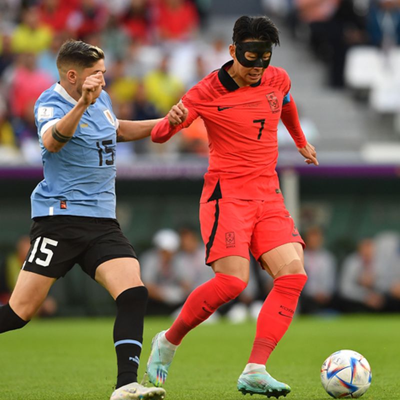 Uruguay y Corea del Sur empataron durante su debut en el Mundial