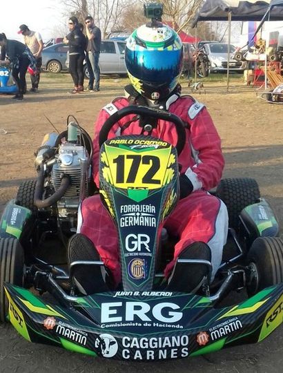 Buen debut en karting