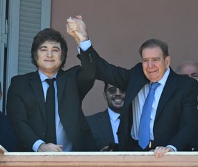 Milei le ratificó su respaldo al venezolano González Urrutia
