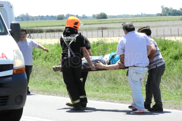 Siete heridos en un siniestro vial sobre la Ruta Nacional Nº 7 • Diario ...