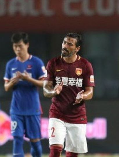 Ezequiel Lavezzi anotó dos goles para el Hebei Fortune en China