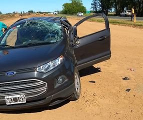 Volcó una Ecosport