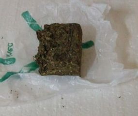 Incautan un ladrillo de marihuana en la Ciudad