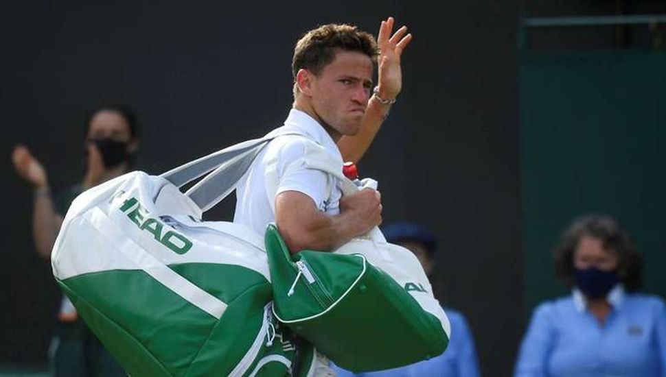 Diego Schwartzman no pudo superar la tercera ronda de Wimbledon.