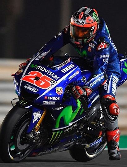 El español Maverick Viñales se impuso con Yamaha en Qatar